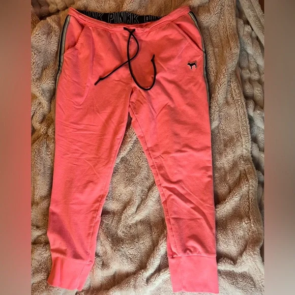 Victoria’s Secret PINK Logo Waist Sweatpants – Size Large | GUC 💫 - Picture 2 of 10